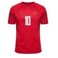 Pánský Fotbalový dres Dánsko Christian Eriksen #10 MS 2022 Domácí Krátký Rukáv